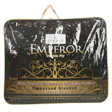 Blanket Emperor 2 PLY Single Bed - Navy Blue, Home & Lifestyle, Blanket, Chase Value, Chase Value