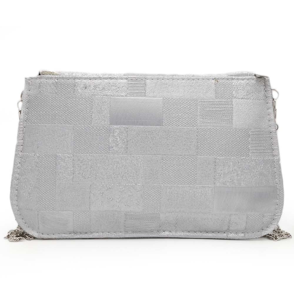 Women's Clutch (9141) - Silver, Women, Clutches, Chase Value, Chase Value