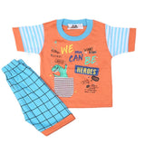 Boys Half Sleeves Suit 4548 - Peach, Kids, Boys Sets And Suits, Chase Value, Chase Value