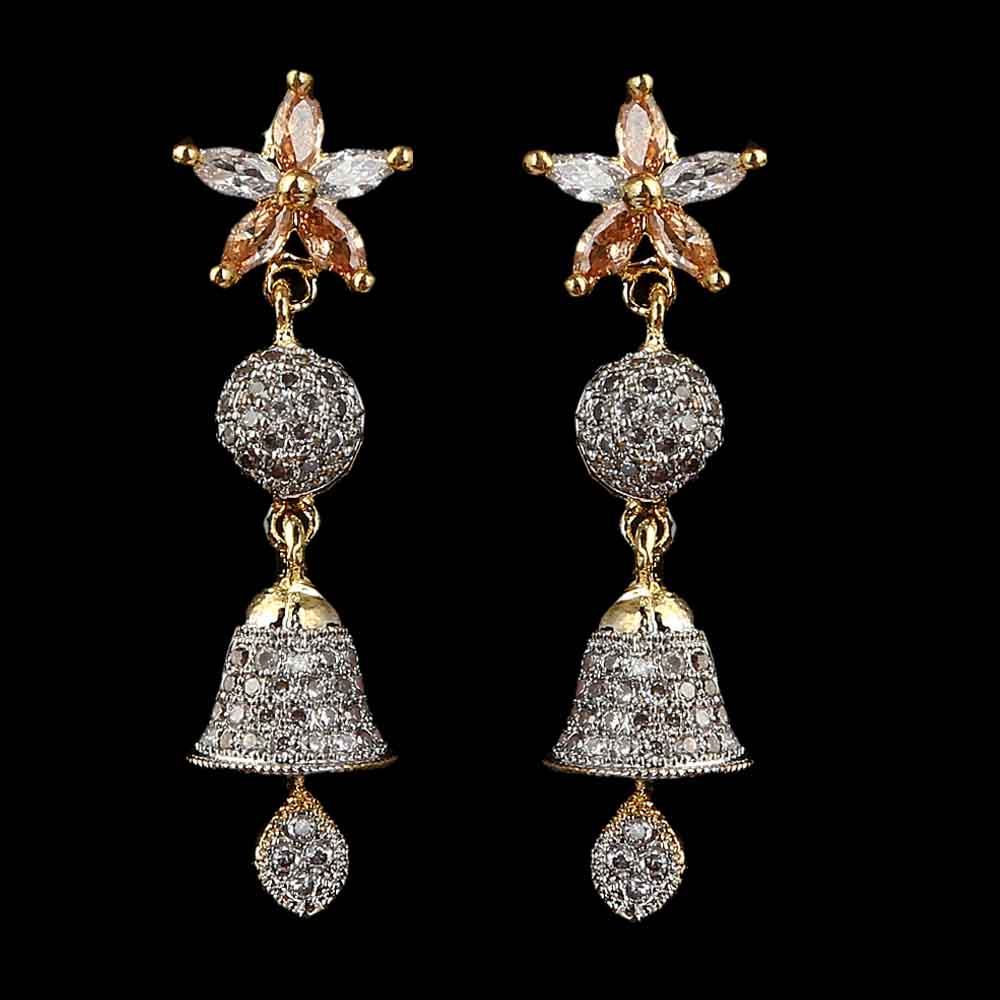 Women's Jhumki - Golden, Women, Earrings & Tops, Chase Value, Chase Value