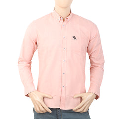 Men's Casual Branded Shirt - Peach, Men, Shirts, Chase Value, Chase Value