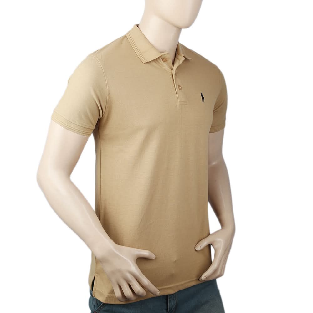 Men's Half Sleeves Polo T-Shirt - Brown, Men, T-Shirts And Polos, Chase Value, Chase Value