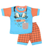 Boys Half Sleeves Suit 4543 - Blue, Kids, Boys Sets And Suits, Chase Value, Chase Value