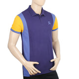 Weekly Offer - Men's Half Sleeves Polo T-Shirt - Purple, Men, T-Shirts And Polos, Chase Value, Chase Value