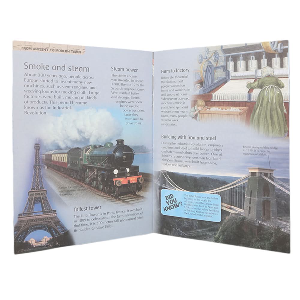 General Knowledge Junior Fact File Ancient To Modern Times, Kids, Kids Educational Books, 6 to 9 Years, Chase Value