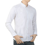 Men's Casual Branded Shirt - White, Men, Shirts, Chase Value, Chase Value