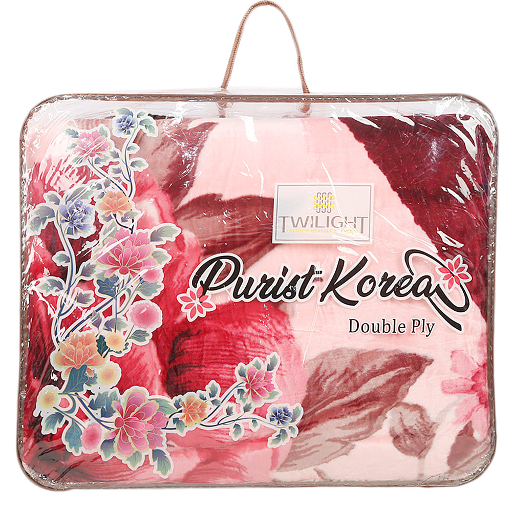 Blanket Purist Korea 2 PLY Double Bed - Multi, Home & Lifestyle, Blanket, Chase Value, Chase Value