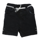 Girls Denim Short - Black, Kids, Girls Shorts Skirts, Chase Value, Chase Value