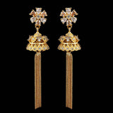 Women's Jhumki - Golden, Women, Earrings & Tops, Chase Value, Chase Value