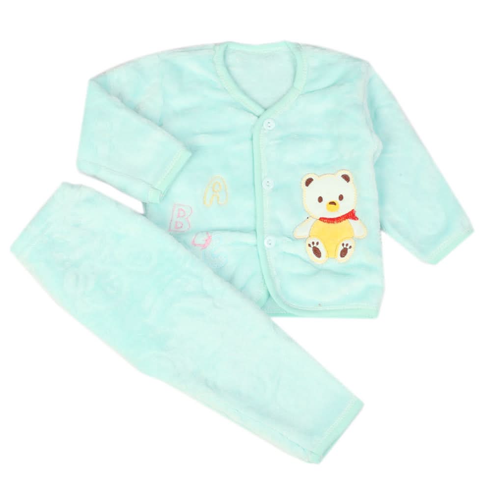 Newborn Boys Full Sleeves Suit - Cyan, Newborn Boys Sets & Suits, Chase Value, Chase Value