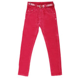 Girls Velvet Pant - Red, Kids, Pants And Capri, Chase Value, Chase Value