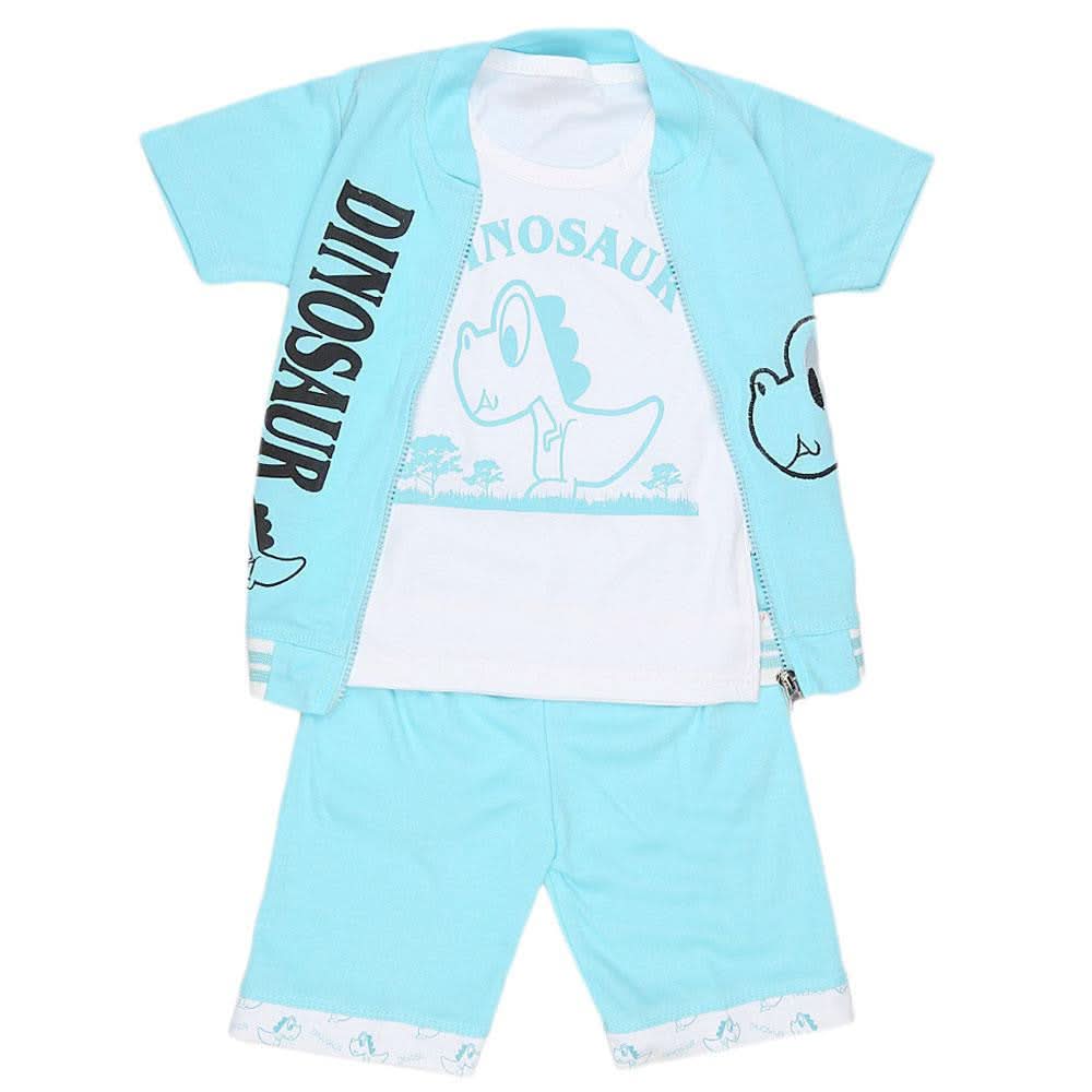 Boys 3 Pcs Suit - Blue - test-store-for-chase-value