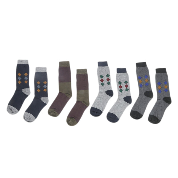 Men’s 4Pcs Lycra Socks, Men, Mens Socks, Chase Value, Chase Value