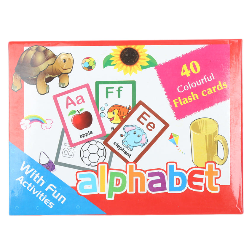 Learning Colorful Flash Cards Alphabet, Kids, Kids Educational Books, 6 to 9 Years, Chase Value