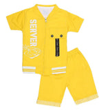 Boys 3 Pcs Suit - Yellow - test-store-for-chase-value
