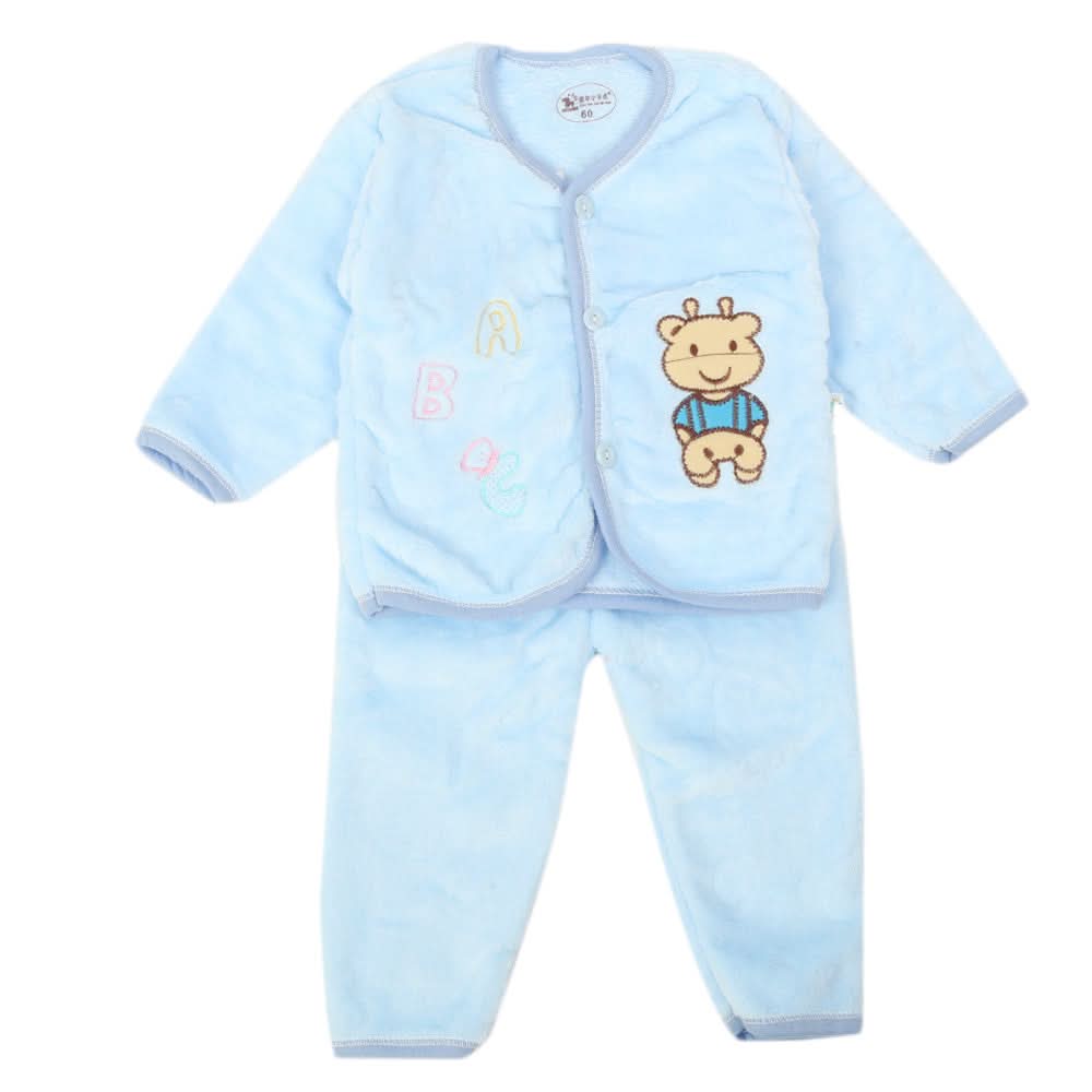 Newborn Boys Full Sleeves Suit - Blue, Newborn Boys Sets & Suits, Chase Value, Chase Value