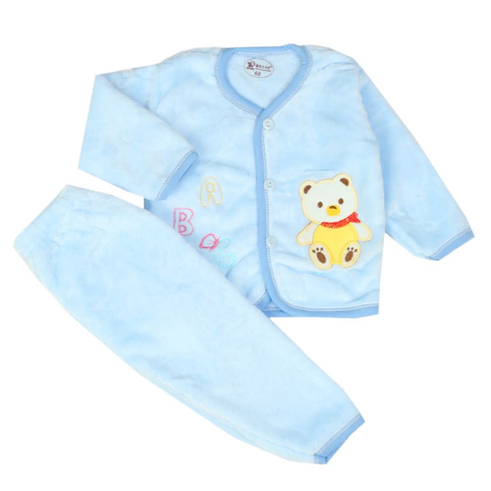 Newborn Boys Full Sleeves Suit - Blue, Newborn Boys Sets & Suits, Chase Value, Chase Value