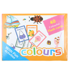 Learning Colorful Flash Cards Colours, Kids, Kids Educational Books, 6 to 9 Years, Chase Value