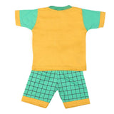 Boys Half Sleeves Suit 4549 - Yellow - A, Kids, Boys Sets And Suits, Chase Value, Chase Value