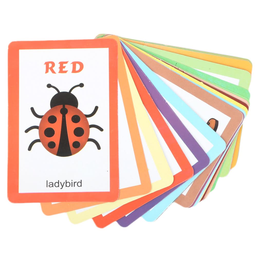 Learning Colorful Flash Cards Colours, Kids, Kids Educational Books, 6 to 9 Years, Chase Value