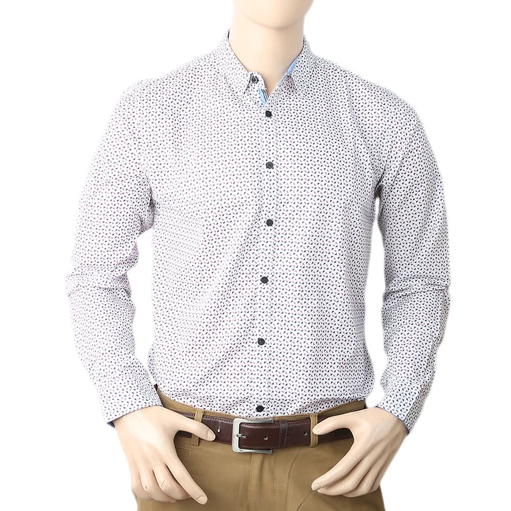Men's Casual Shirt - White, Men, Shirts, Chase Value, Chase Value