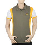 Weekly Offer - Men's Half Sleeves Polo T-Shirt - Olive Green, Men, T-Shirts And Polos, Chase Value, Chase Value