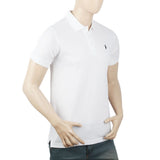 Men's Half Sleeves Polo T-Shirt - White, Men, T-Shirts And Polos, Chase Value, Chase Value