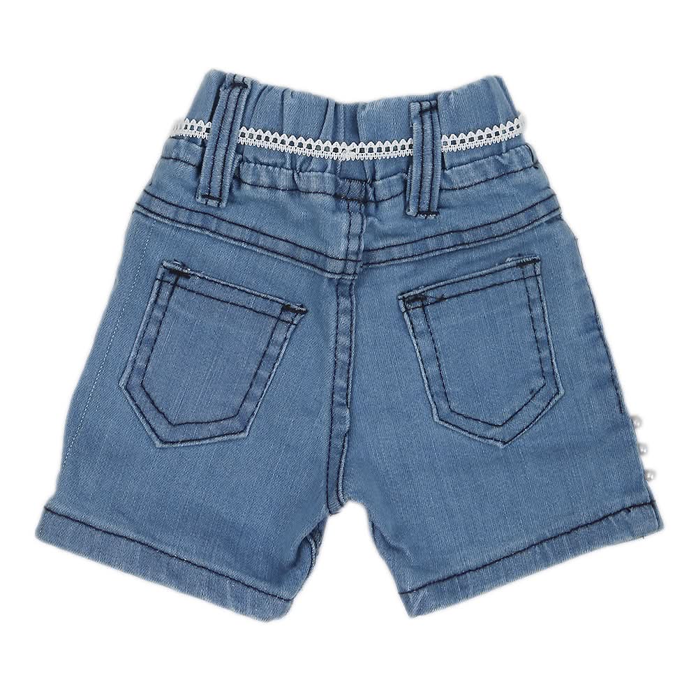 Girls Denim Short - Light Blue, Kids, Girls Shorts Skirts, Chase Value, Chase Value