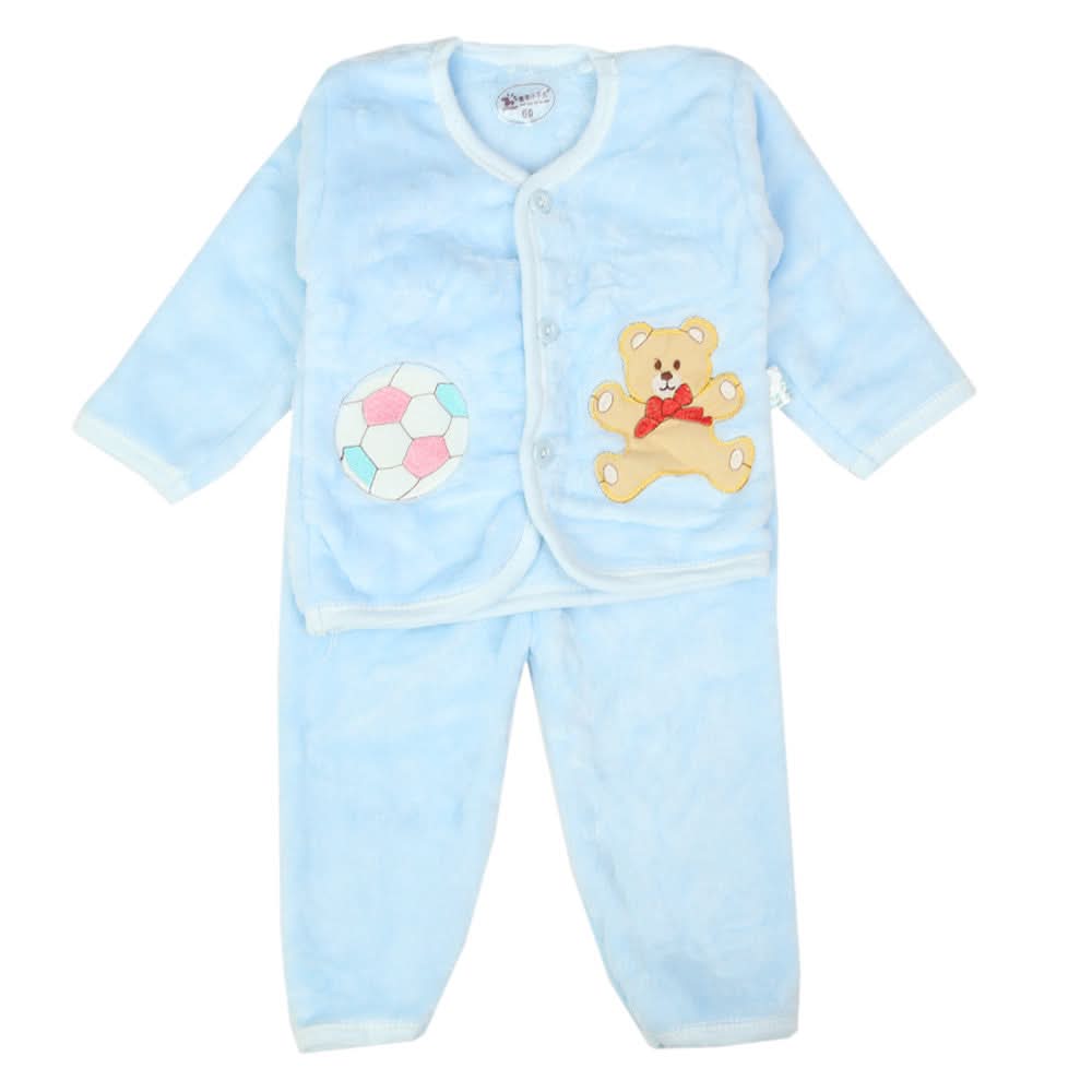 Newborn Boys Full Sleeves Suit - Blue, Newborn Boys Sets & Suits, Chase Value, Chase Value