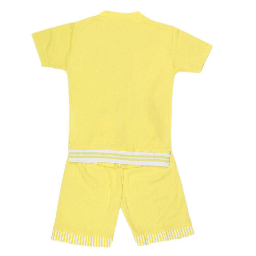 Boys 3 Pcs Suit - Yellow - test-store-for-chase-value