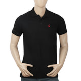 Men's Half Sleeves Polo T-Shirt - Black, Men, T-Shirts And Polos, Chase Value, Chase Value