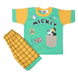 Boys Half Sleeves Suit 4544 - Green, Kids, Boys Sets And Suits, Chase Value, Chase Value