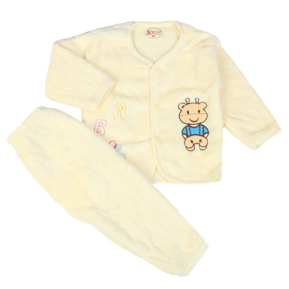 Newborn Boys Full Sleeves Suit - Fawn, Newborn Boys Sets & Suits, Chase Value, Chase Value