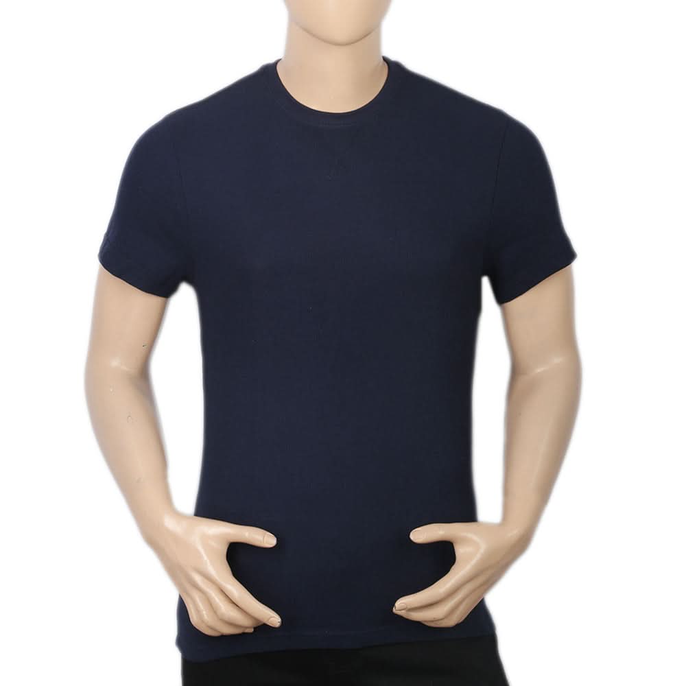 Men's Half Sleeves T-Shirt - Blue, Men, T-Shirts And Polos, Chase Value, Chase Value