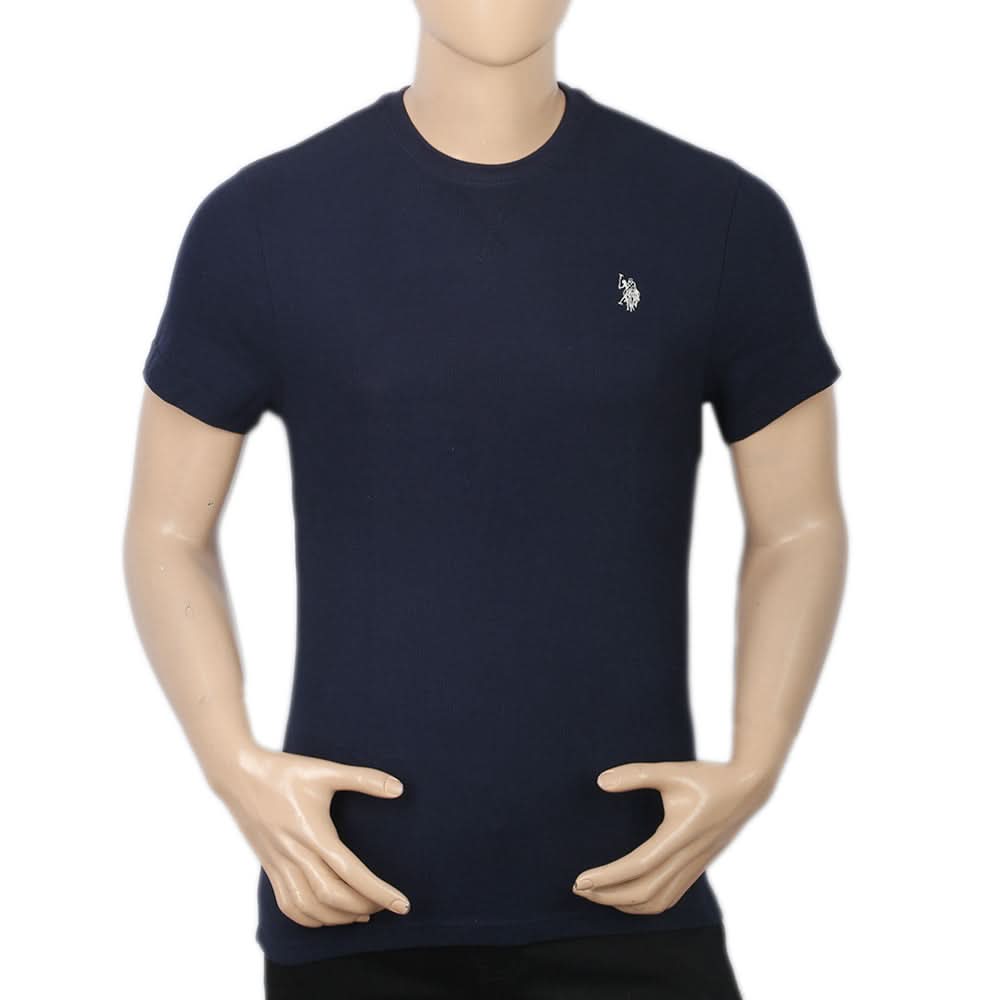 Men's Half Sleeves T-Shirt - Blue, Men, T-Shirts And Polos, Chase Value, Chase Value