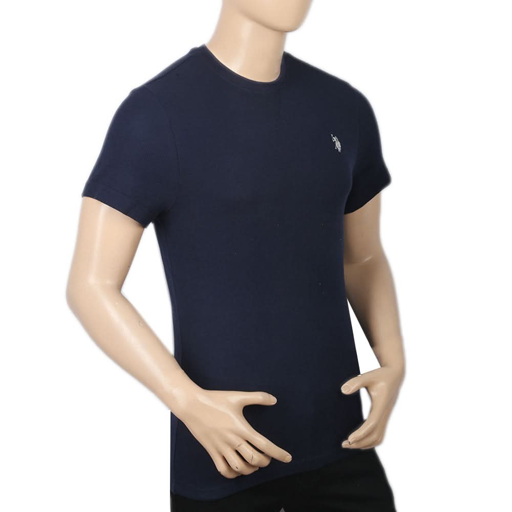 Men's Half Sleeves T-Shirt - Blue, Men, T-Shirts And Polos, Chase Value, Chase Value