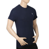 Men's Half Sleeves T-Shirt - Blue, Men, T-Shirts And Polos, Chase Value, Chase Value