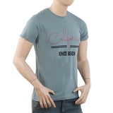 Men's Half Sleeves Printed T-Shirt - Sea Green, Men, T-Shirts And Polos, Chase Value, Chase Value