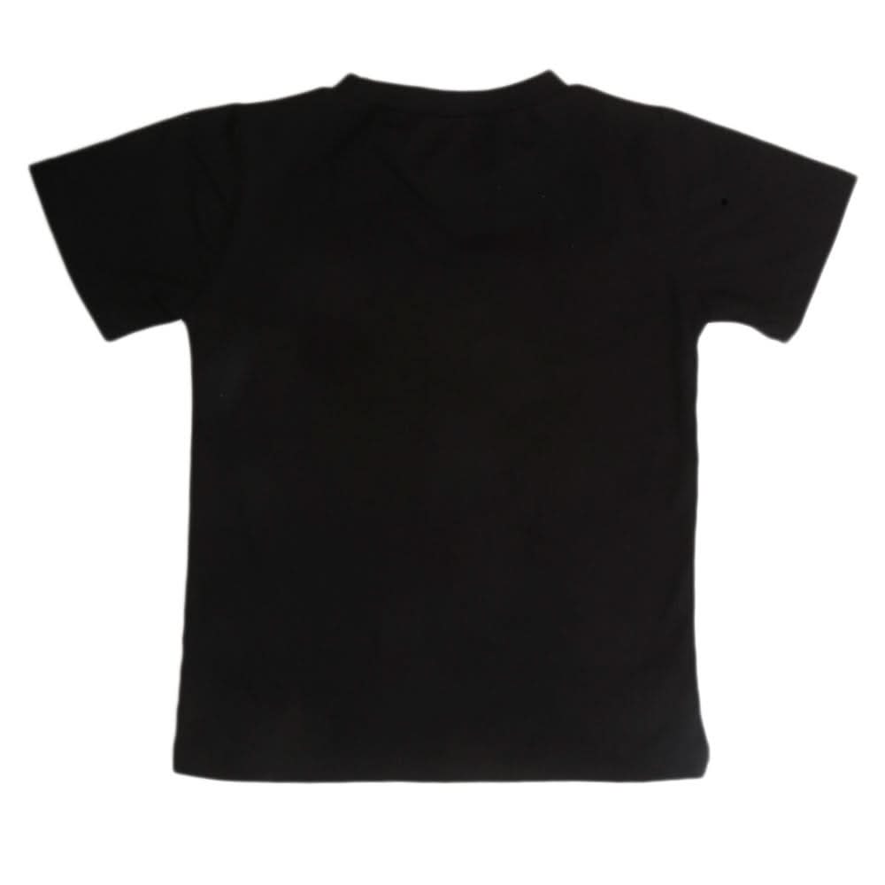 Boys Printed Half Sleeves T-Shirt  4734 - Black, Kids, Boys T-Shirts, Chase Value, Chase Value