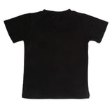 Boys Printed Half Sleeves T-Shirt  4734 - Black, Kids, Boys T-Shirts, Chase Value, Chase Value