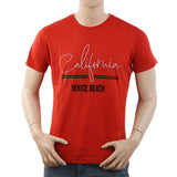 Men's Half Sleeves Printed T-Shirt - Red, Men, T-Shirts And Polos, Chase Value, Chase Value