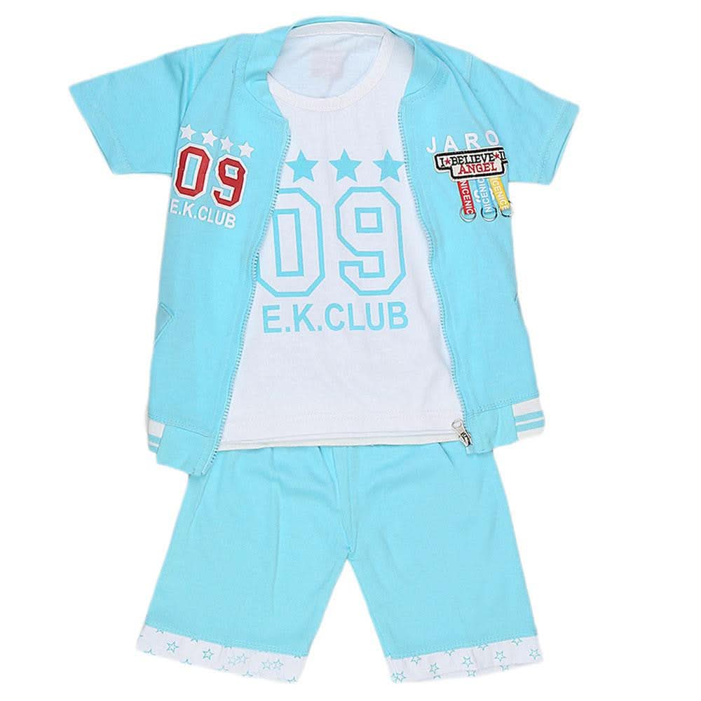Boys 3 Pcs Suit - Blue - test-store-for-chase-value