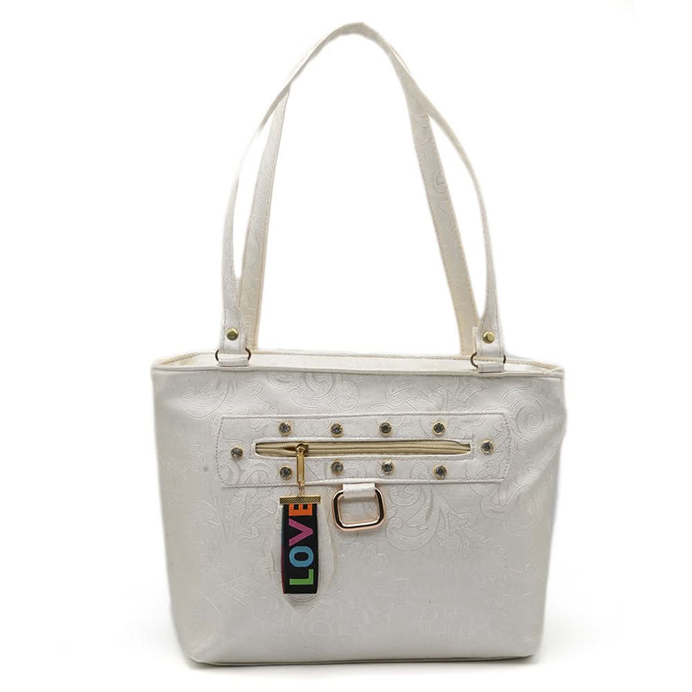 Women's Shoulder Bag 7585 - Off White, Women, Bags, Chase Value, Chase Value
