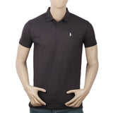 Men's Half Sleeves Polo T-Shirt - Dark Grey, Men, T-Shirts And Polos, Chase Value, Chase Value