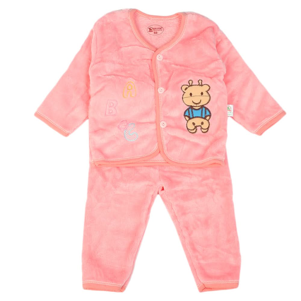 Newborn Boys Full Sleeves Suit - Pink, Newborn Boys Sets & Suits, Chase Value, Chase Value