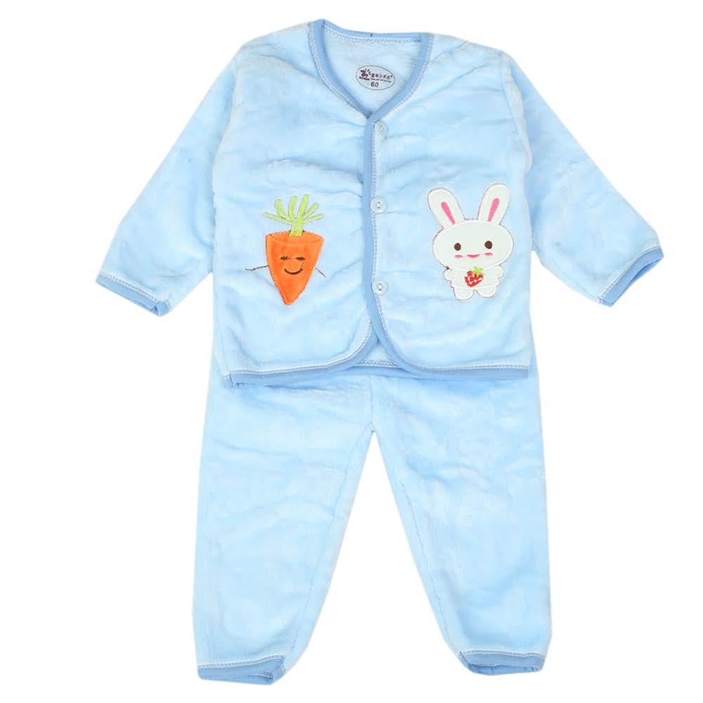 Newborn Boys Full Sleeves Suit - Blue, Newborn Boys Sets & Suits, Chase Value, Chase Value