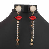 Women's Earring - Red, Women, Earrings & Tops, Chase Value, Chase Value