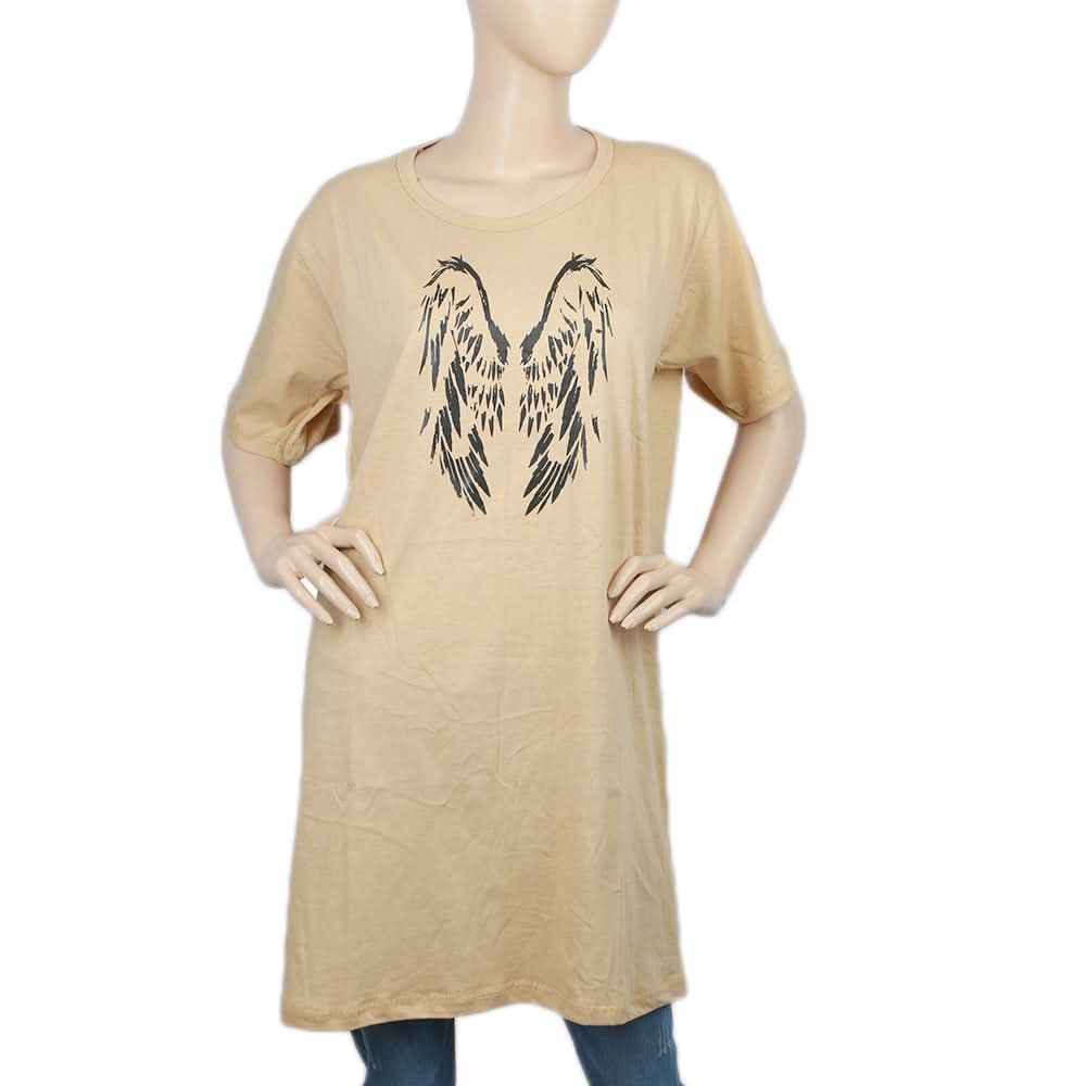 Women's T-Shirt - Beige, Women, T-Shirts And Tops, Chase Value, Chase Value