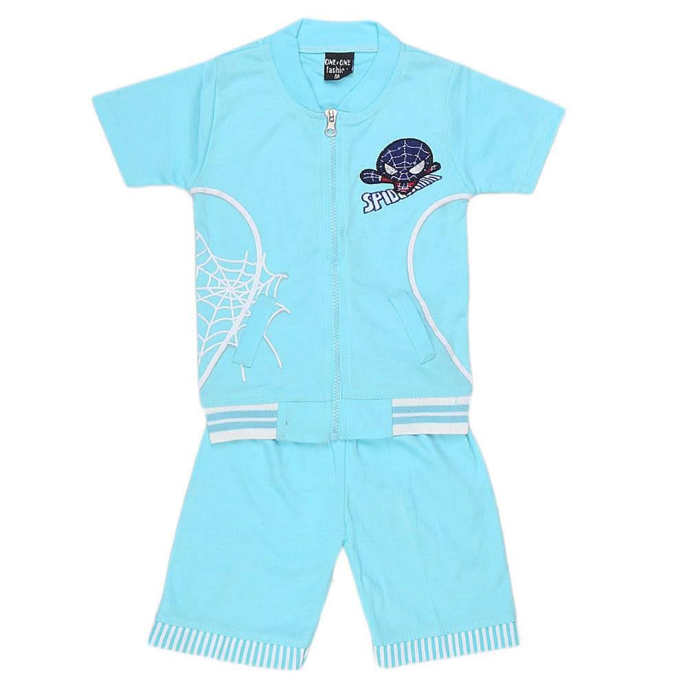 Boys 3 Pcs Suit - Blue - test-store-for-chase-value
