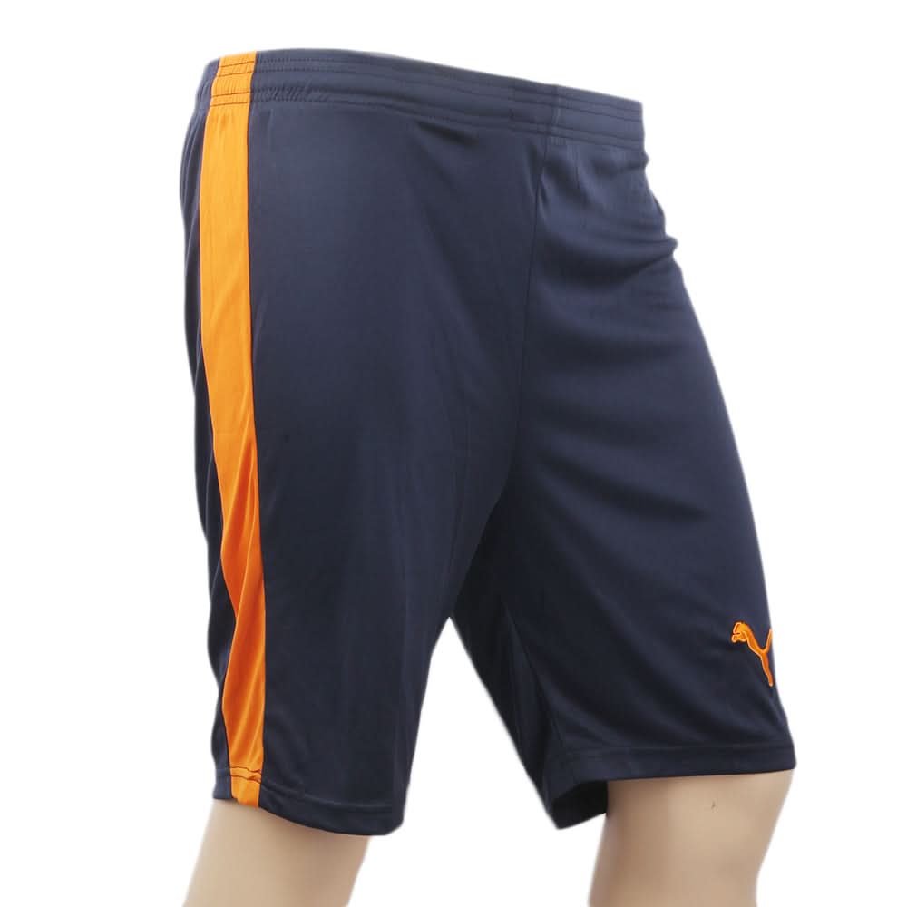 Men's Embroidered Stripe Short - Navy Blue, Men, Shorts, Chase Value, Chase Value